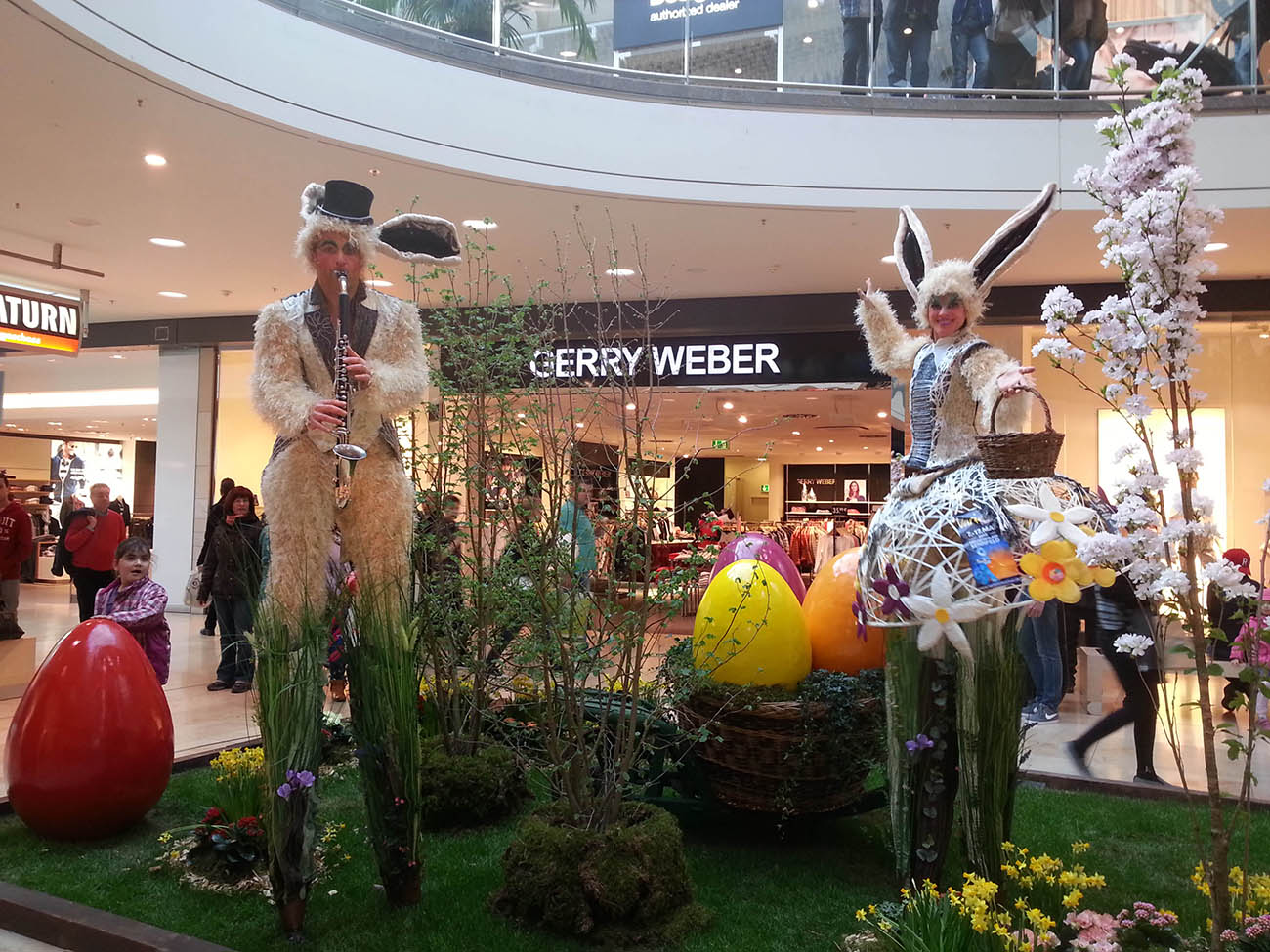 Ostern im Einkaufszentrum